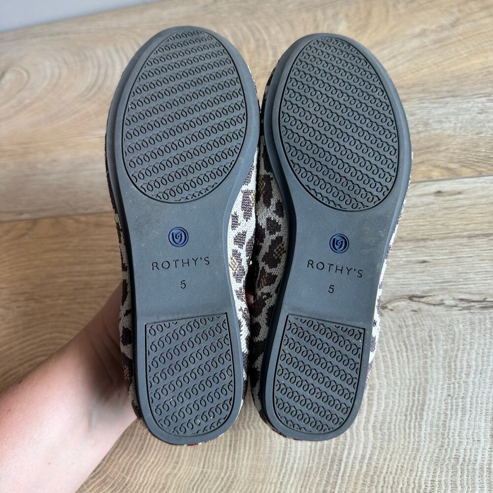 Rothy's The Loafer Mocha Spot Leopard Print 5 - image 8